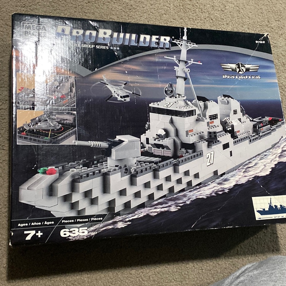 Mega blocks pro builder battle group series